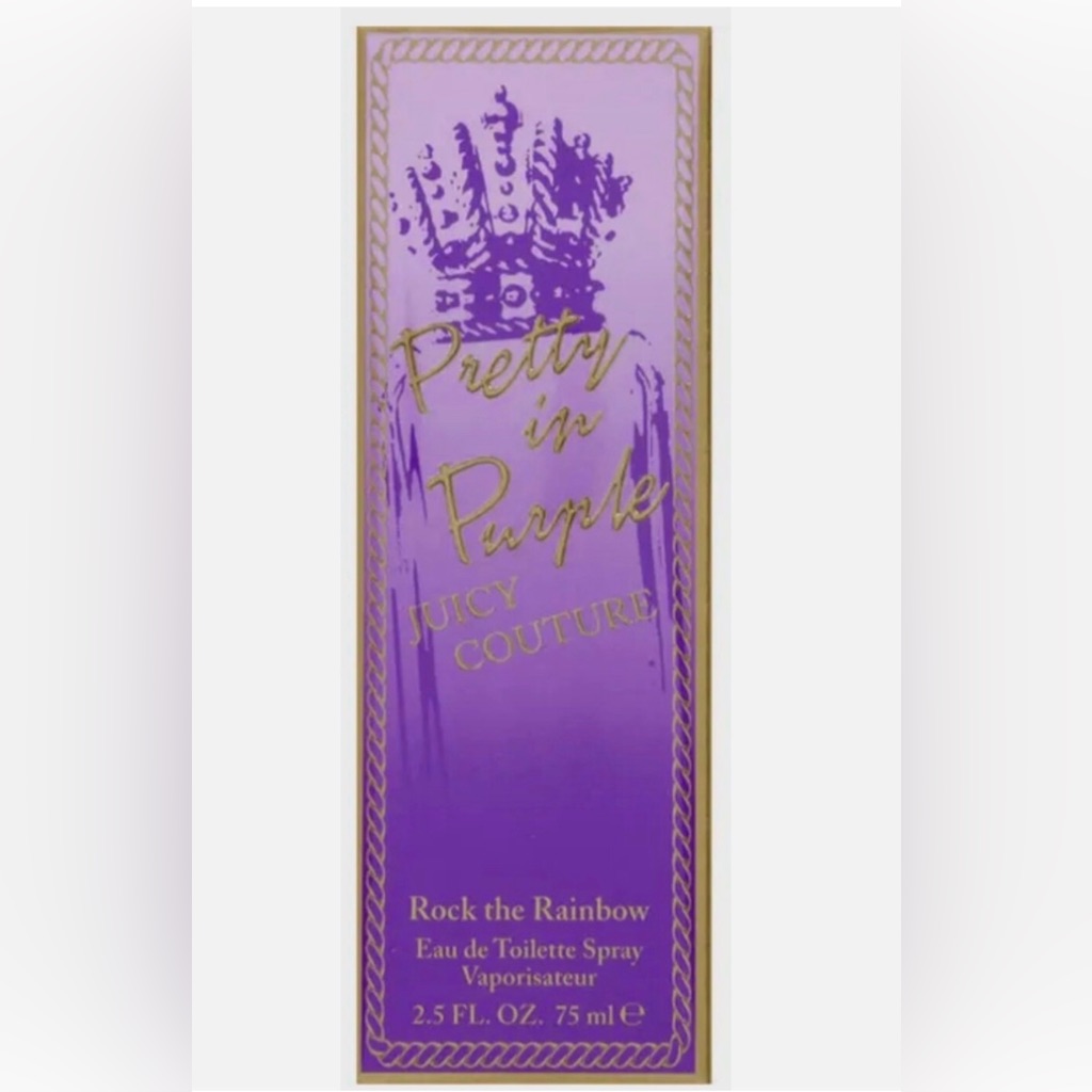 Juicy Couture Pretty In Purple Eau De Toilette Spray Perfume For Women 25 FlOz Juicy Couture Pretty In Purple Eau De Toilette Spray Perfume For Women 25 FlOz